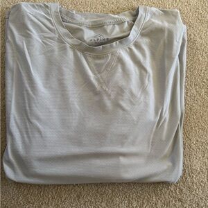Alpine Light Gray Long Sleeve Performance Tee